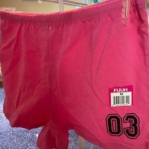 LADIES SHORTS WITH # 03 DARK PINK PRETTY AND NEW
